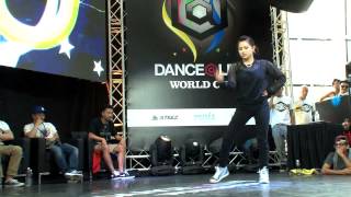 PnutzIDN vs IBUKIJPN DANCELIVE WORLD CUP 2013 FREESTYLE【QUARTERFINAL】 [upl. by Aynat]