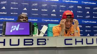 Rueda de prensa post partido CS Emelec vs Barcelona SC [upl. by Azrim]