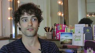 Lee Mead Interview  Legally Blonde  Savoy Theatre [upl. by Ytoc]