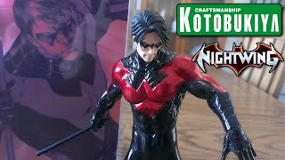 Kotobukiya ArtFX  Nightwing Statue Unboxing [upl. by Neerahs]