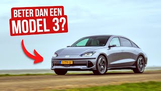 Meer range en dwarser dan een Tesla  Hyundai Ioniq 6 2023 [upl. by Ycnaf983]