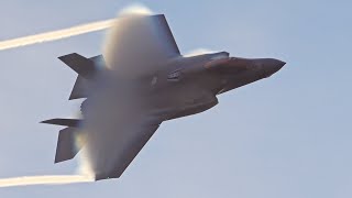 RAAF F35A Lightning II Aerobatic Handling Display [upl. by Samtsirhc]