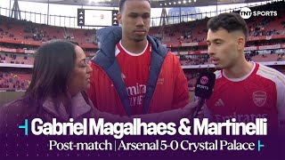 Gabriel Martinelli FIREDUP amp READY for title challenge 🔥😮‍💨  Arsenal 50 Crystal Palace 🔴 [upl. by Elliott]