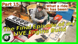 Jeep 40 Engine Build LIVE part 15 Head gasket valve train the final build [upl. by Nwahc785]