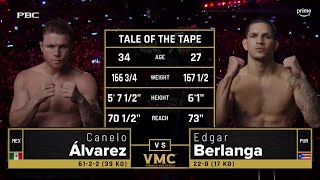 Canelo Alvarez vs Edgar Berlanga  Fight Highlights  Premier Boxing Champions [upl. by Ahsienot]