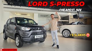 Maruti S Presso 🤑 Cheapest Car in India  S Presso Top Model 2024  Price 549 Lakhs [upl. by Junius]