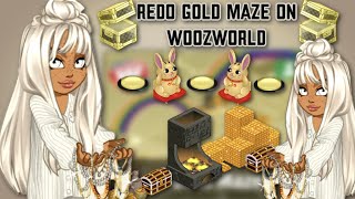 Woozworld REDO Gold Maze On Woozworld [upl. by Light]