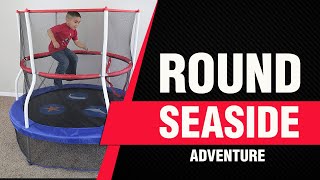 Skywalker Trampolines 60” Round Seaside Adventure Review 2018 [upl. by Fifine]