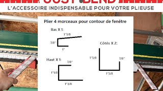 La façon la plus efficace de plier 4 solins à fenêtre [upl. by Revned]