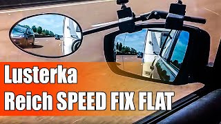 Lusterka Reich SPEED FIX FLAT dodatkowe do holowania przyczepy kempingowej [upl. by Novled]