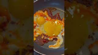 Crispy chilli oil fried eggs [upl. by Ateikan]