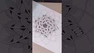 💦💫💥Zendala 11 Exploreing Zentangle and Mandala paintingkakhazana zentangledoodle draw zendala [upl. by Enyak]