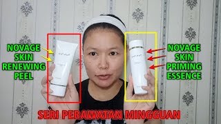 Review amp Tutorial Novage Priming Essence dan Skin Renewing Peel [upl. by Idnor]