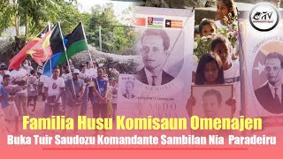 Familia Husu Komisaun Omenajen Buka Tuir Saudozu Komandante Sambilan Nia Paradeiru [upl. by Eciram287]