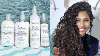 SheaMoisture 100 Virgin Coconut Oil Line Review [upl. by Yeltrab601]