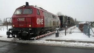 OHE mit Militär und Vieles mehr Eisenbahn im Lüneburger Winter [upl. by Kayley]