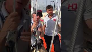 Mast Climbing With Golden Globe 2022 Sailor and Marlow Ambassador Ian Herbert Jones [upl. by Rramahs]