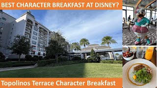 Topolinos Terrace Character Breakfast  Disneys Riviera Resort [upl. by Iand]