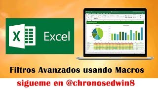 Cómo usar Filtros Avanzados con macros en Excel [upl. by Royden]