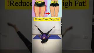 Lose Thigh Fat Fast at Home Simple and Best Exercises by trimukyoga [upl. by Myrwyn953]