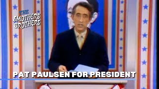 Pat Paulsen For President  Pat Gets Emotional  The Smothers Brothers Comedy Hour [upl. by Dric]