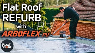 How To Install A Liquid Overlay System On A Flat Roof Arboflex PU [upl. by Sexton]