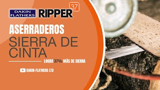 Ripper37 sierra de cinta para aserraderos portátiles en acción  Fabricante de sierra de cinta [upl. by Rasia]