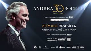 ANDREA BOCELLI TOUR BRASIL  21 DE MAIO DE 2024  ARENA BRB MANÉ GARRINCHA BRASÍLIADF [upl. by Ecydnarb614]