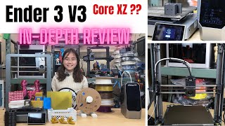 Creality Ender 3 V3 INDEPTH review does CoreXZ not XY make any difference on a bed slinger [upl. by Auhesoj]