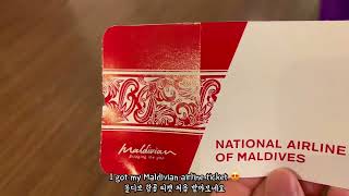 Maldives Arrival Vlog  Flying to Mercure Kooddoo Resort by Maldivian Airline [upl. by Aizahs]