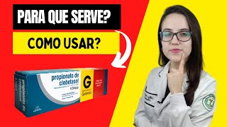 PROPIONATO DE CLOBETASOL PARA QUE SERVE Confira [upl. by Naesad]