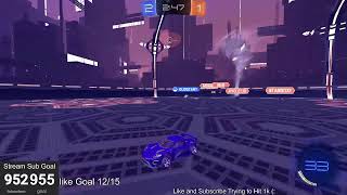 Rocket League Playing Private Lobbies With Subscribers 59 Subs From 1k Final Game [upl. by Ramilahs]