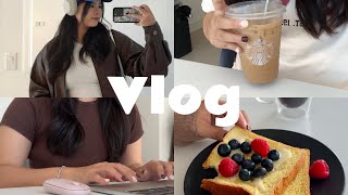 Uni Vlog🌷Graduate school life at UofT studying amp working hard being productive days [upl. by Ayotl514]