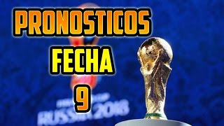 Predicción Fecha 9 Eliminatorias Rusia 2018 Conmebol [upl. by Grogan]