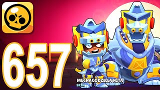 Brawl Stars  Gameplay Walkthrough Part 657  Mecha Godzilla Nita iOS Android [upl. by Aleciram]