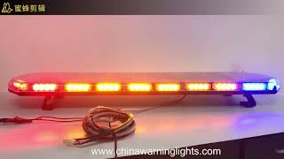 Red Blue LED Emergency Warning Light BarTorretas De LED LED VarsellysLED Varningsljus [upl. by Felecia]