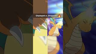 Charizard vs Dragonite🔥pokemon pokemonanime charizard dragonite [upl. by Miriam651]