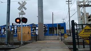 Pedestrian Railroad Crossing  Lander St South Seattle WA [upl. by Htepsle237]