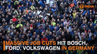 Job cuts across major German sectors Bosch Ford and Volkswagen announce layoffs  DD India [upl. by Ailana]