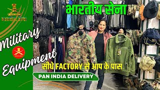 Exploring the Uttarakhand biggest Military Equipment Manufacturing Factory  army Tactical jackets🔥 [upl. by Yeblehs]