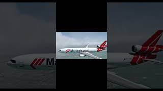 Martinair MD11 Schiphol Approach amp Landing MSFS TFDI [upl. by Alessig]