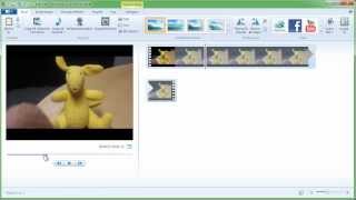 Redigera i Live Movie Maker del 1  Trimma amp text [upl. by Hgieleak]