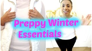 Preppy Winter Essentials 2015 [upl. by Caz]