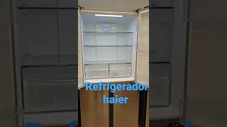 Refrigerador Haier 4 puertas youtubeshorts refrigeradores refrigaratorshaieramasdecasa [upl. by Gerge119]