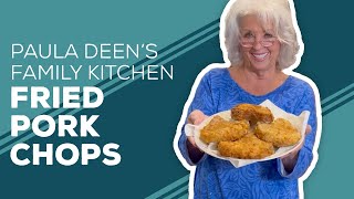 Love amp Best Dishes Paula Deens Family Kitchen Fried Pork Chops Recipe [upl. by Lucian556]