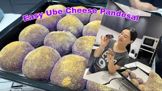 UBE CHEESE PANDESAL RECIPE  Soft and fluffy ube pandesal  Ellaine Duya [upl. by Rellek]