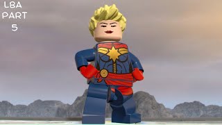 LEGO MARVEL SUPERHEROES 2 PS5 LBA Part 5  CAPTAIN MARVEL DELUXE EDITION [upl. by Nalra]