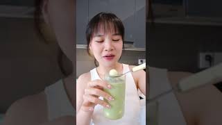 Thạch sữa núng nính xinh iu vô cùng hợp vs matcha để đánh bay cái nóng mùa hè hihi😚matcha chouiu [upl. by Nyleuqaj]