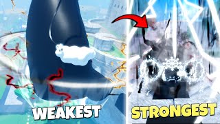 WEAKEST TO STRONGEST ULTIMATES In FRUIT BATTLEGROUNDS Light V2 Update [upl. by Vastha]