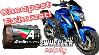 SUZUKI GSXS1000 EXHAUST SOUNDCHECK with and without dB killer  2Wheeler MOTOVLOG [upl. by Laraine971]